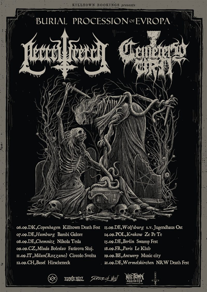 Death Metal barbarians Cemetery Urn premiere new track - Bruder Des Lichts